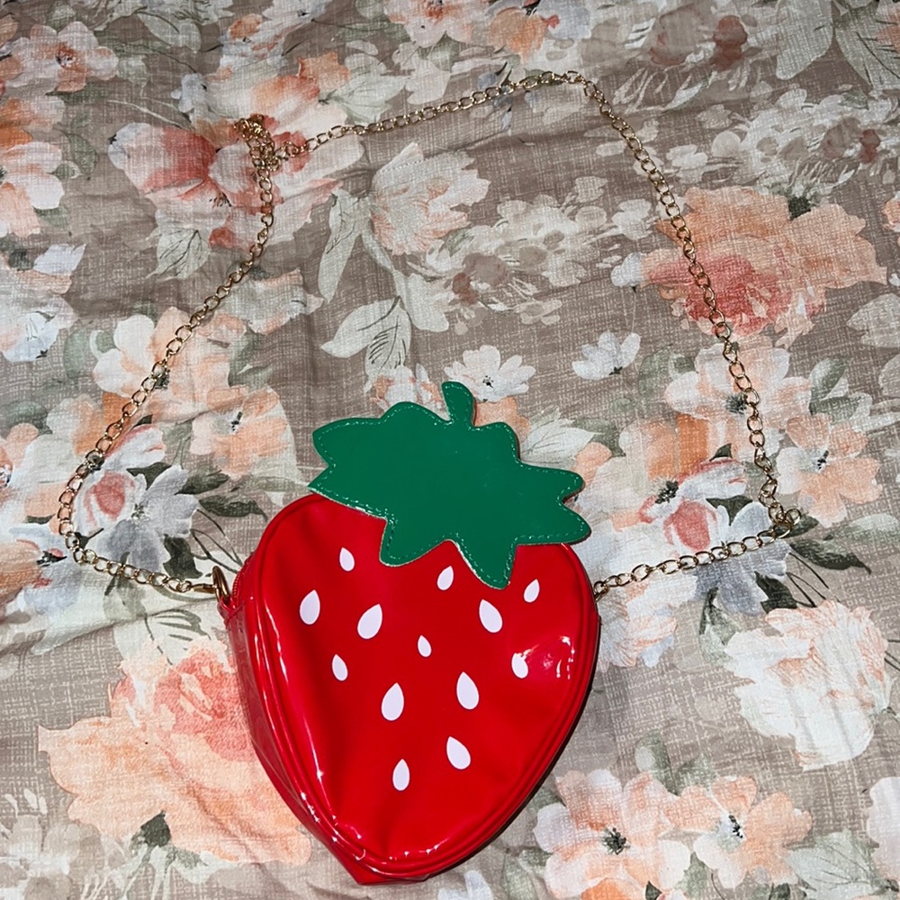 Strawberry crossbody purse